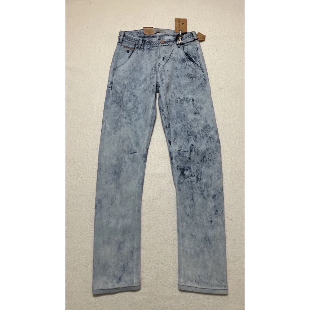 Maison Scotch Jeans Womens Size 25 Regular Fit Taper Leg Mademoiselle Acid‎ Wash